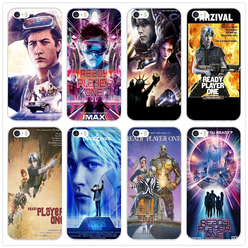 Coque Fundas Cover for iphone 6 6S 7 8 Plus X 5 5S SE 5C 4 4S Silicon Bags Soft TPU Mobile Phone Cases Ready Player One | Мобильные