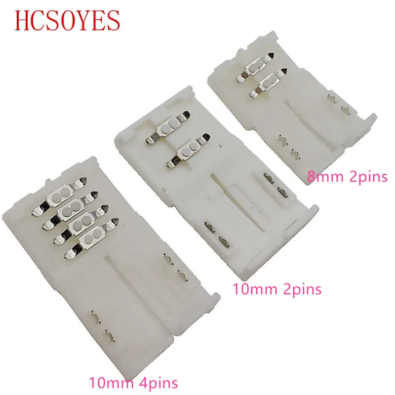 10 pcs 2 pin/3 pin/ 4 pin/5 pin led connector 8mm/10mm/12mm for 2811