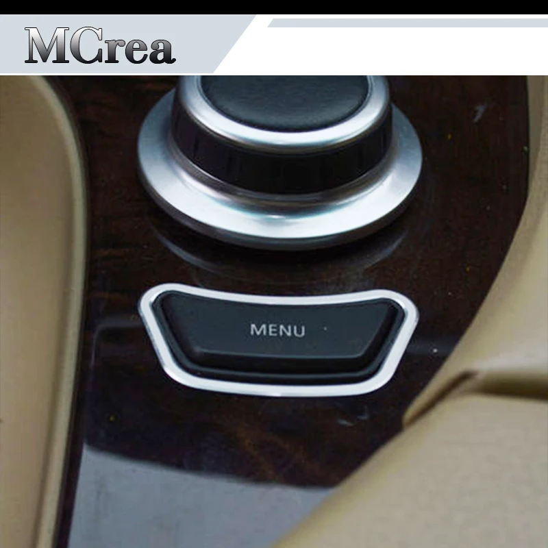 Наклейки MCrea для стайлинга автомобиля BMW E60 E61 M 5 серии кнопки меню спортивной