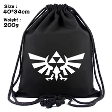 Zelda Zelda skyward sword of the wilderness of breath canvas contracted strand pocket backpack bag