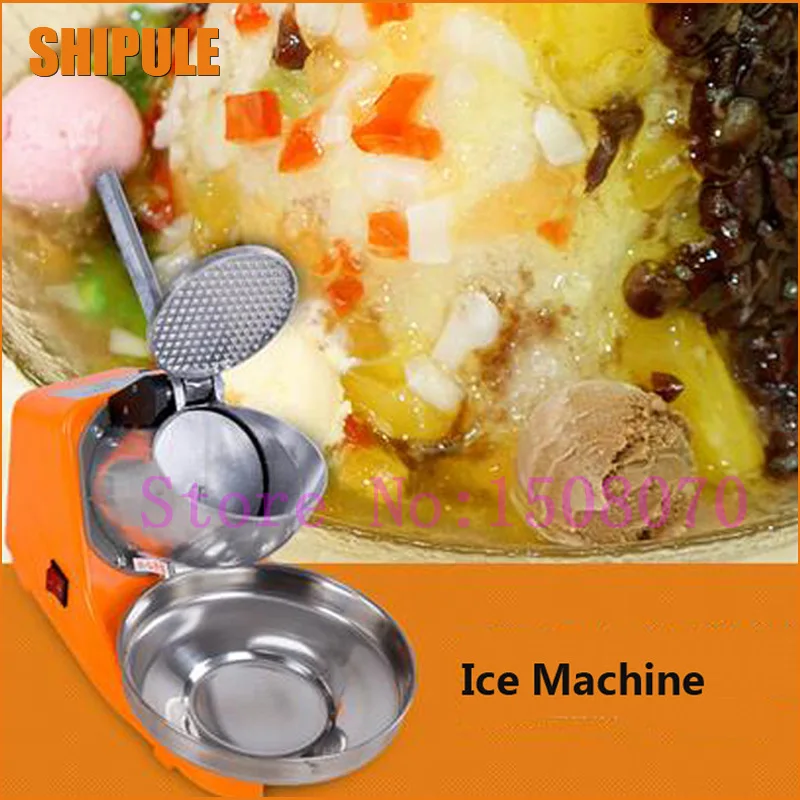 Hot SHIPULE hot new products for 2018 stainless steel ice shaver machine snow cone shaved crusher machine for sale