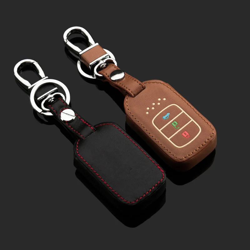 Buy New Arrival 3 Buttons Luminous Leather Car Key
