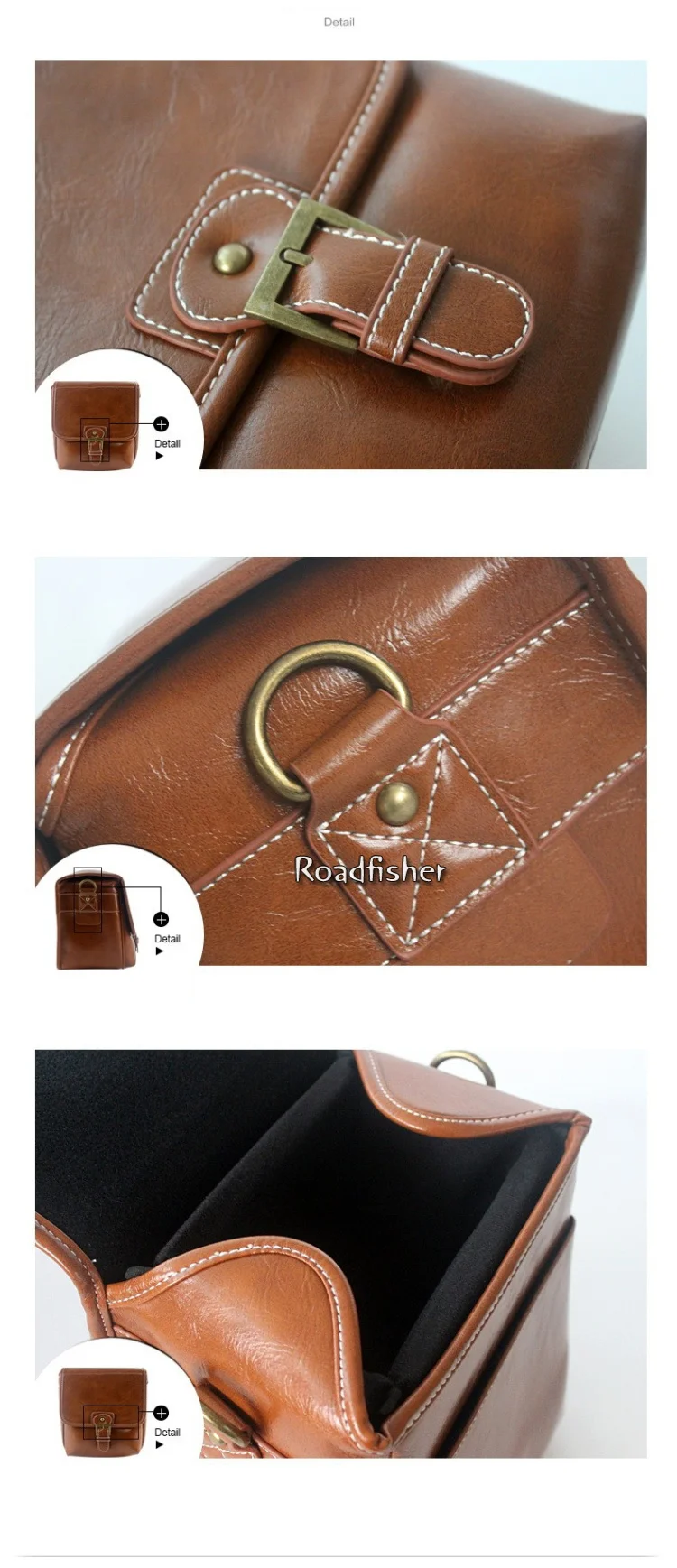 Camera Shoulder Leather Bag HTW113 -1-2