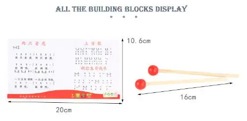 Обучающий деревянный ксилофон для детей Детские музыкальные игрушки ксилофон Juguetes 8-Note музыкальный инструмент