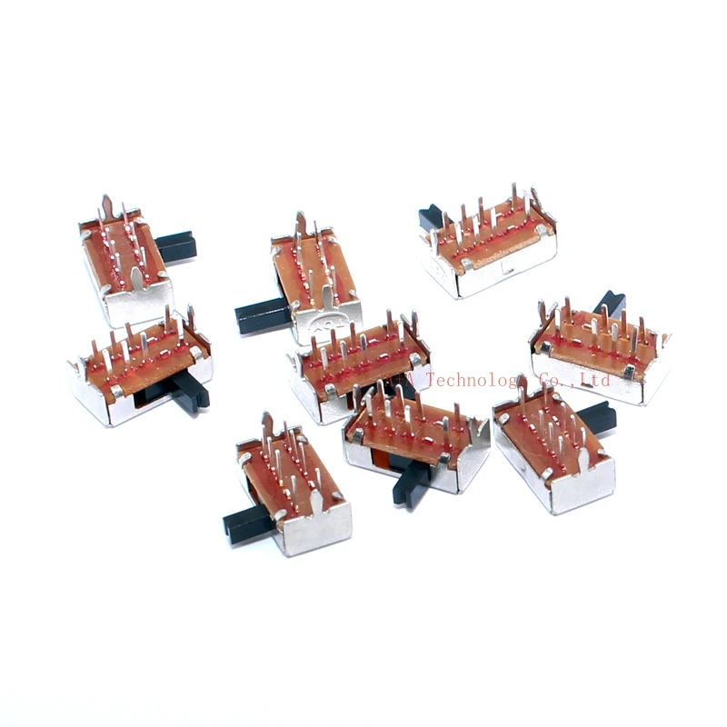 10PCS Toggle switch SK22D07 2P2T 6Pins Handle high 4mm SK22D07VG 3