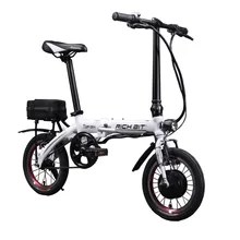 Nuevos 4 colores 14 pulgadas Mini ciudad bicicleta eléctrica Mini bicicleta plegable 250 W * 36 V batería de litio Bike camino de la bicicleta de la bici de montaña