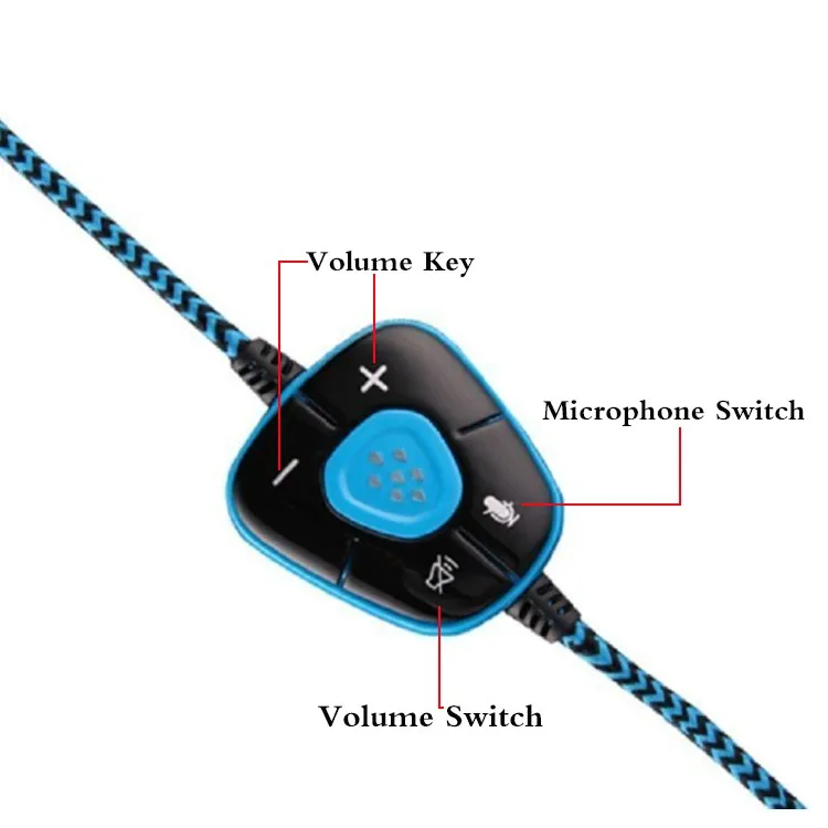 Sades SA-903 7.1 Surround Sound channel USB Gaming Headset Wired Headphone with Mic Volume Control Noise Cancelling Mic Earphone (6)