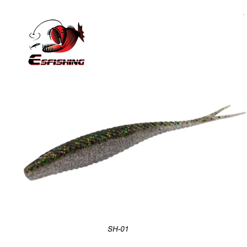 Esfishing, приманка для рыбалки, Черный Гольян, броня, Shad 120 мм, 6 шт., мягкие приманки для ловли щуки, форели, кренкбейт для ловли карпа, медленный джиг - Цвет: SH01