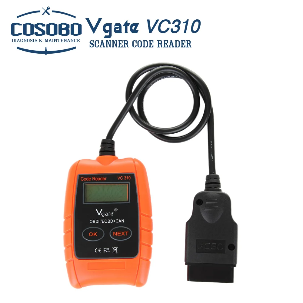 100 Original Vgate VC310 Compact Universal ODB2 Auto Scan Error