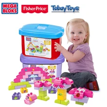 Подлинный бренд Mega Bloks детская развивающая игрушка серии Junior Builder Baby Play Bloks Before Bloque De Edificio FBC08 игрушка CYR22