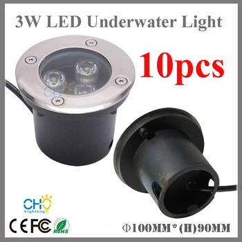 

10pcs/lot Free shipping 3w led inground light outdoor garden underground lamp Warm White/White/yellow/blue/red/greed