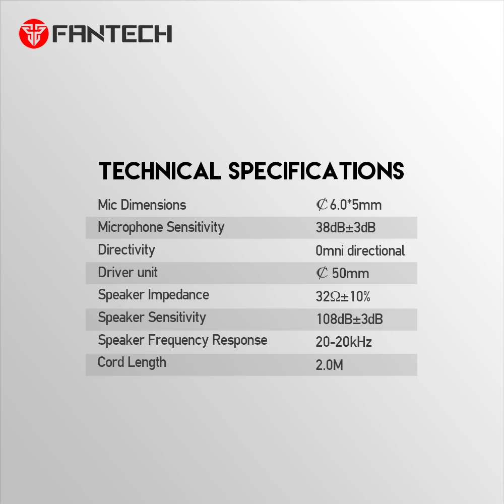 FANTECH HG17 Pro игровая гарнитура 3,5 мм Проводная игровая гарнитура