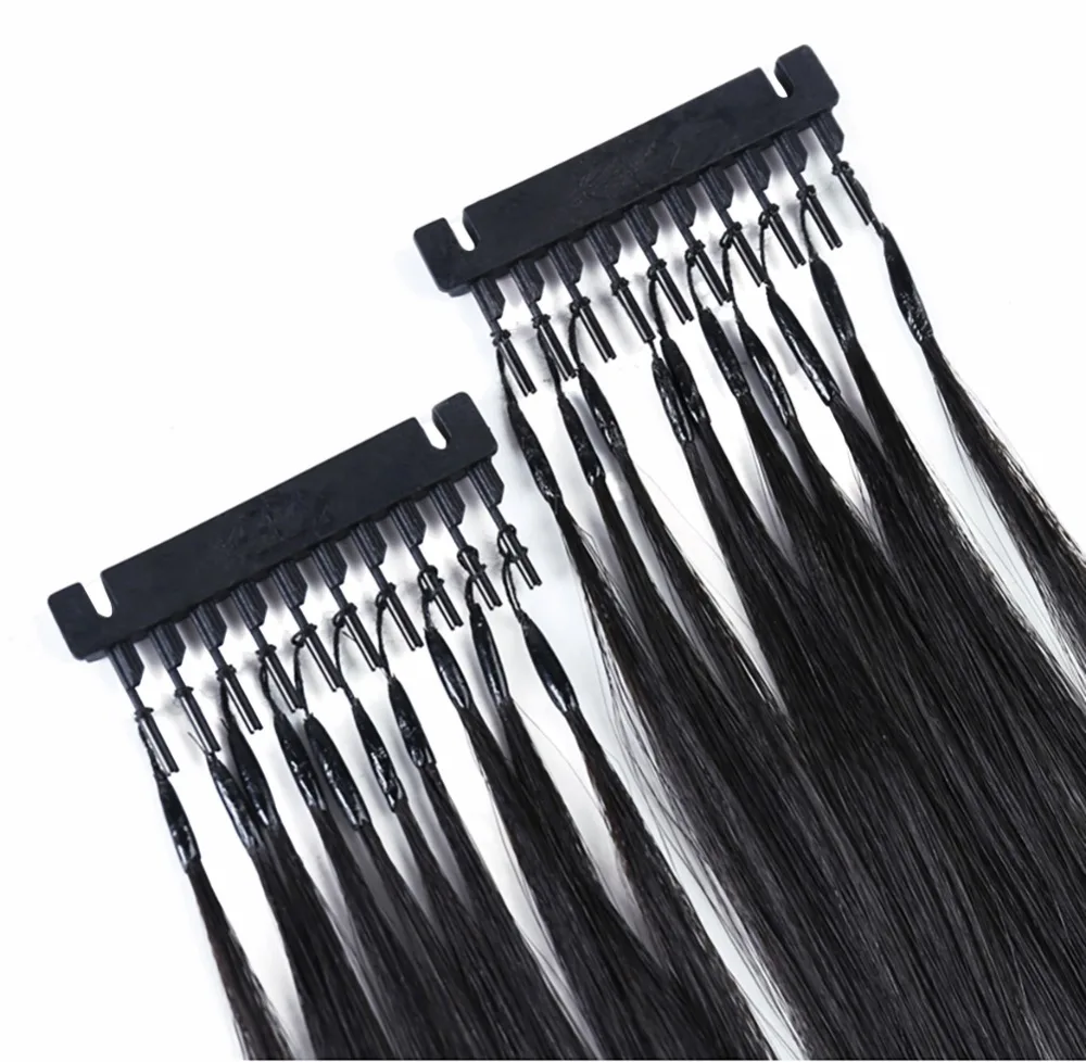 32 Colors 6D Hair Extension Support Custom Colors 6d Remy Hair 100 