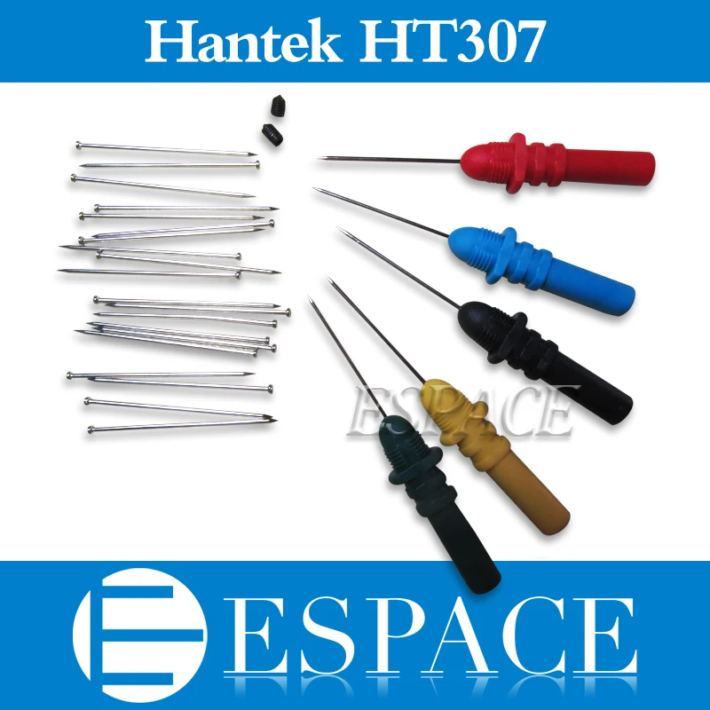 

Hantek HT307 Back Pinning Probes Needle Piercing Probes Set 5 Assorted Colors free shipping
