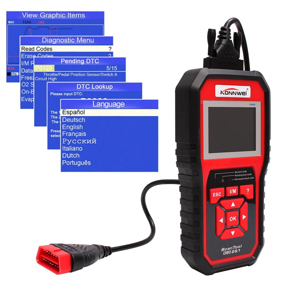 Car Accessories obd2 Scanner Diagnostic Tool LAUNCH X431 CR3001 Full Engine Code Reader