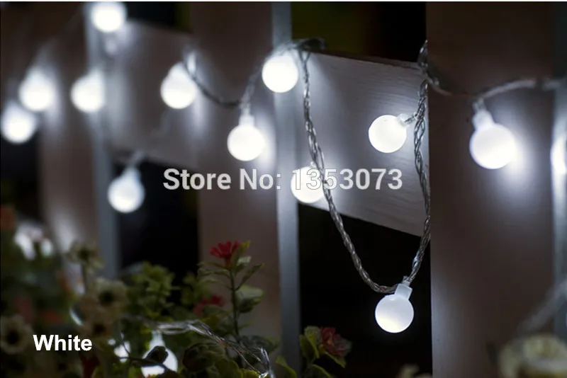 Creative Novelty Lights Ball led String Garland Pandant Light for Garden Decoration Party Decoration - white lighting