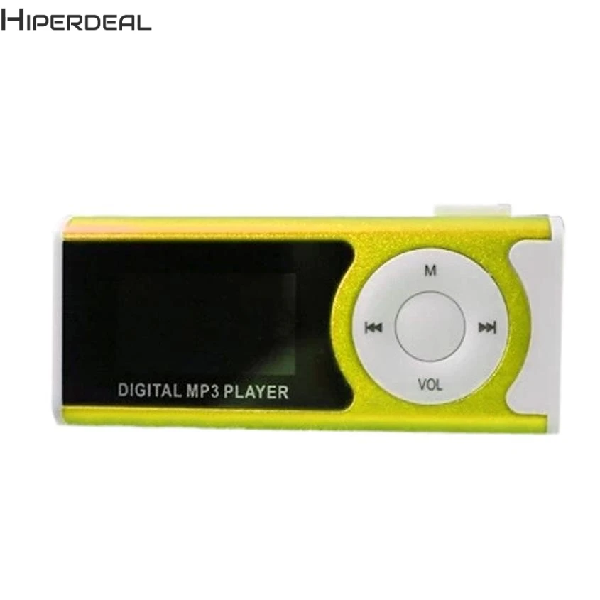 HIPERDEAL MP3 плеер Поддержка 16 Гб Micro SD TF карта музыкальный плеер 5 цветов USB Клип Мини светодиодный портативный lcd Players17Dec13 Прямая поставка