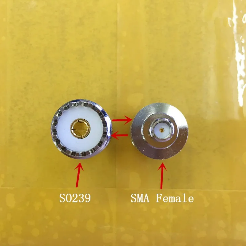 Adattatore Connettore Uhf So239 Femmina A Sma Femmina