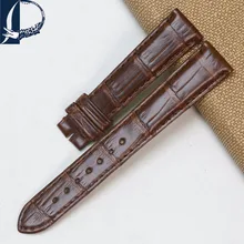 Pesno Lady Alligator Skin Leather Watch Band Genuine Crocodile Leather Watch Strap for Cartier Tank