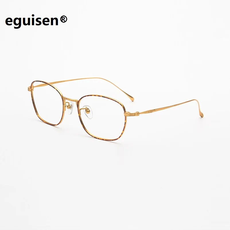 

width-135 Ultra light pure titanium full frame wrap retro female thin optical woman eyeglasses frames men male spectacle frame