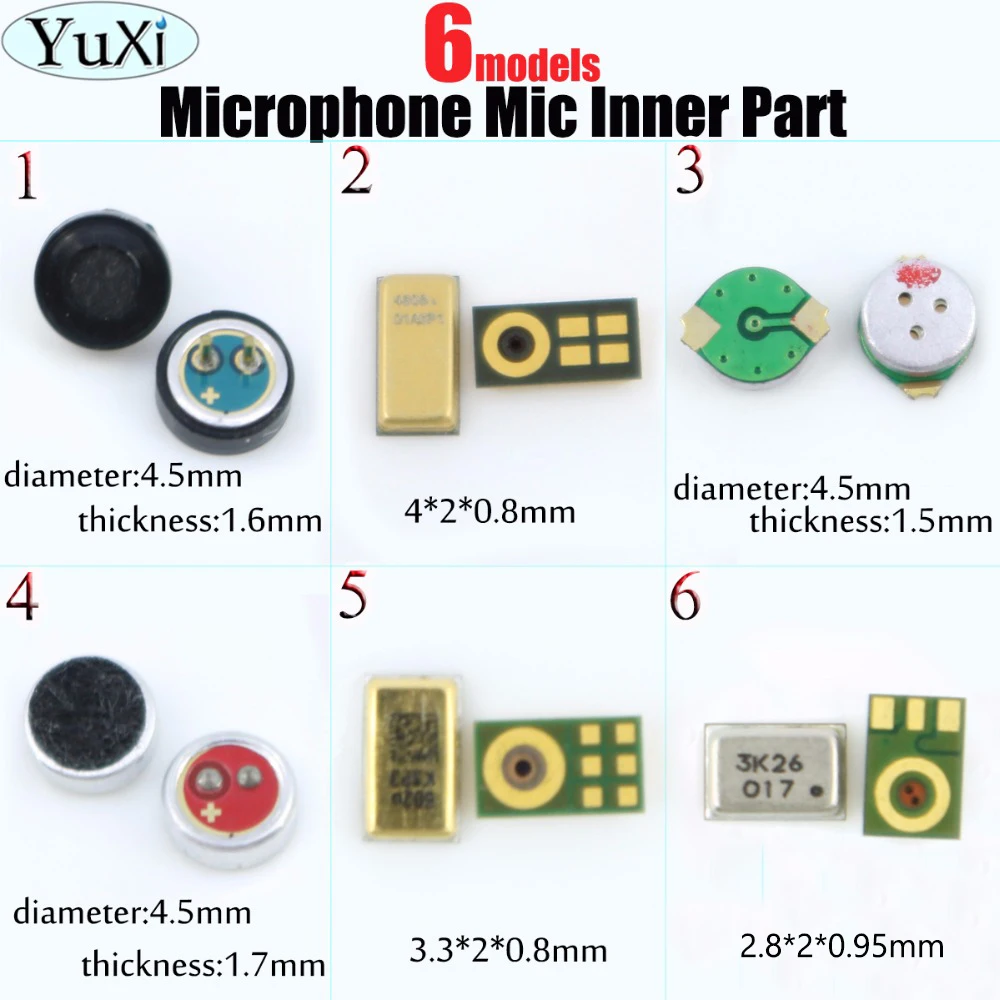 YuXi Microphone Mic Inner Receiver Repair Part for iPhone for mobile