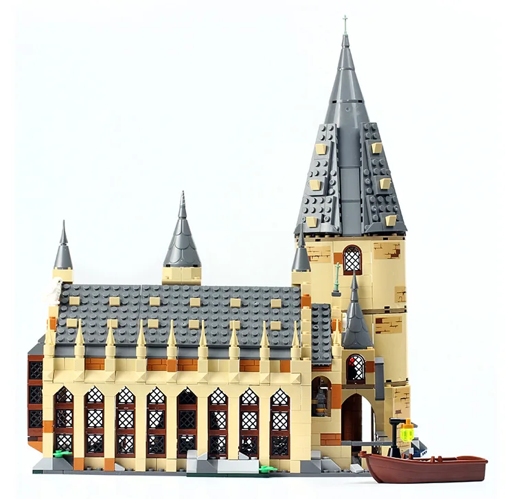 

2019 Educational Harry Potter legoes figures Hogwarts Set Model Building Blocks House Kids Toys for children birthday Gifts