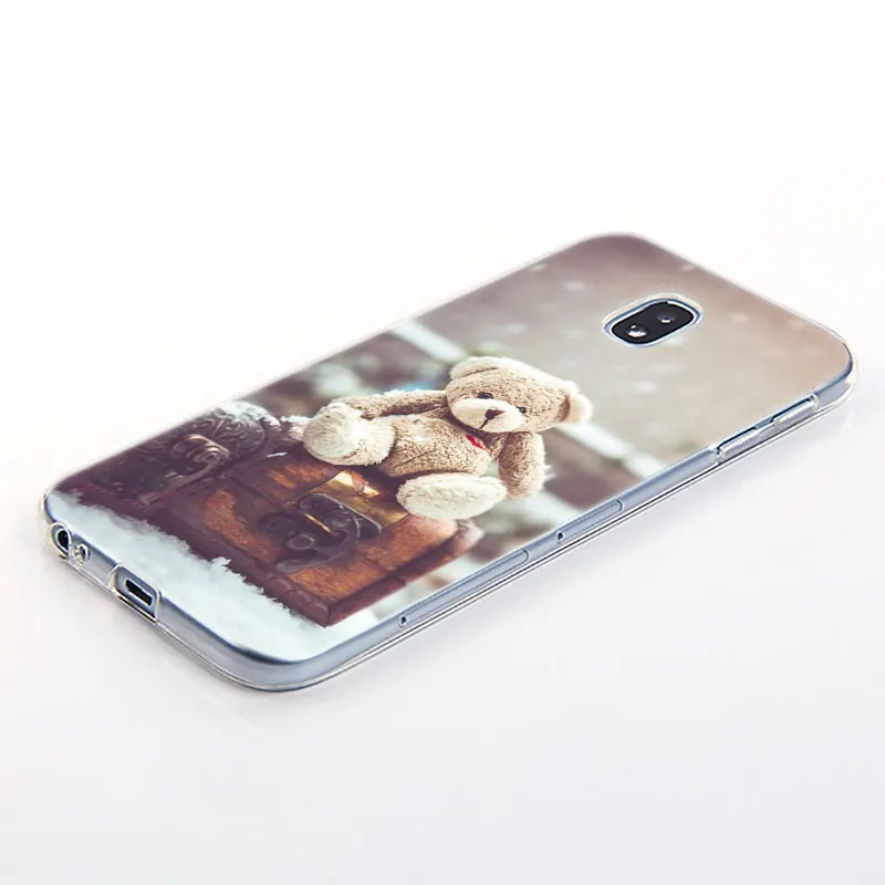 Милый подарок плюшевый мишка Мягкий силиконовый чехол для телефона Samsung Galaxy J8 J6 J4
