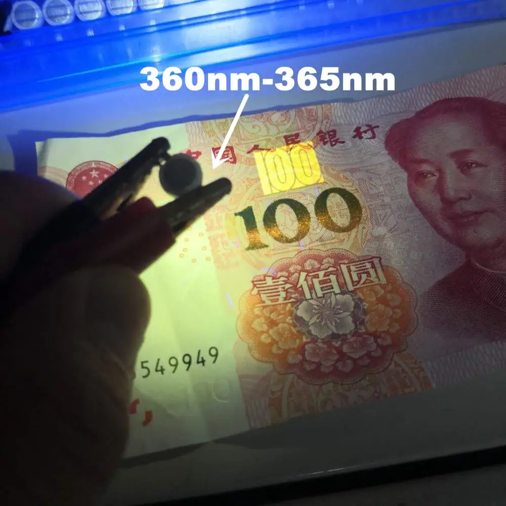 Светодиодный Ультрафиолетовый чип высокой мощности 3 Вт 5 10 20 30 50 100 УФ фиолетовый