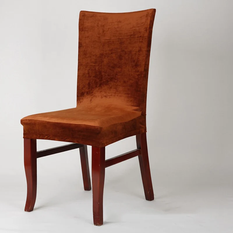 Однотонный чехол для кресла спандекс эластичный стрейч чехлы на стулья для столовой кухни свадебный банкет Hote Householl