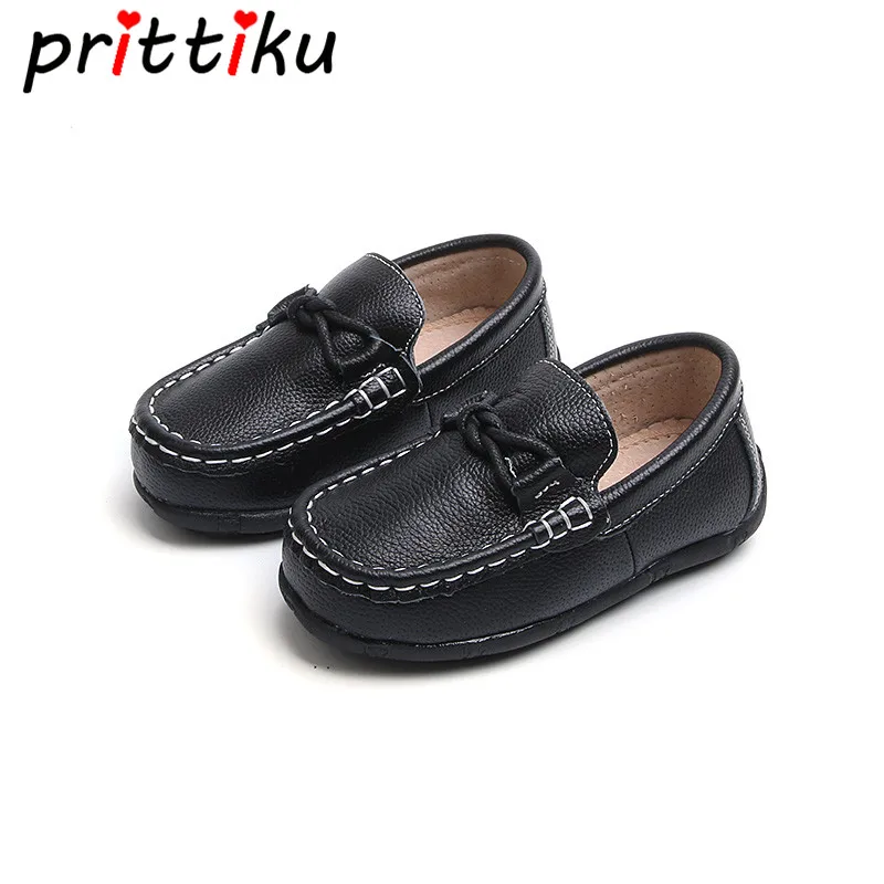 Spring 2018 Baby Toddler Boy Girl Genuine Leather Loafers Little Kid