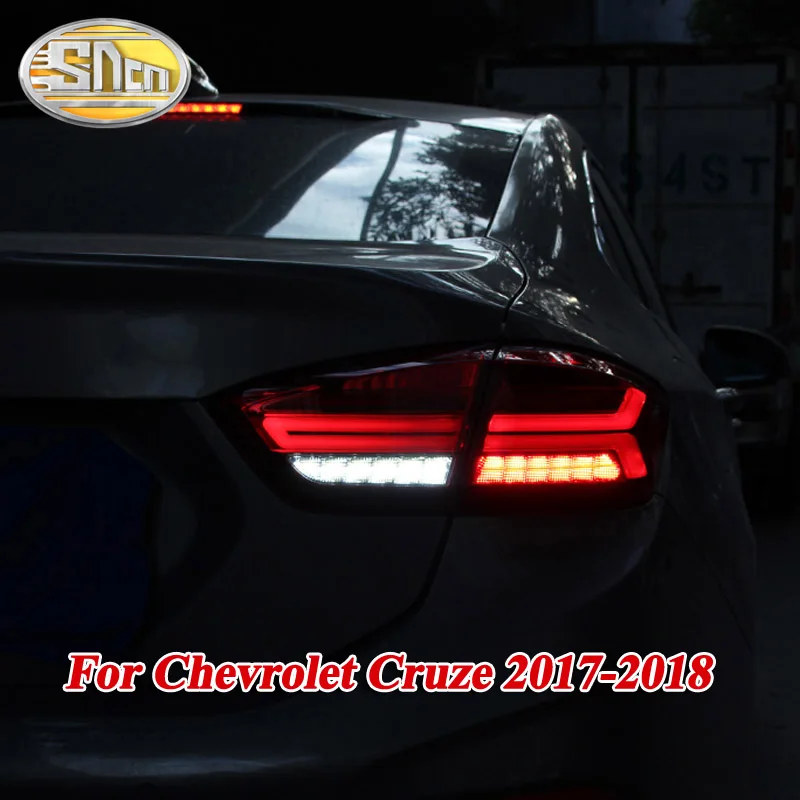 

Rear Running Light + Brake Light + Reverse Lamp + Dynamic Turn Signal Car LED Tail Light Taillight For Chevrolet Cruze 2017 2018