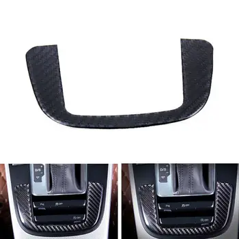 

BBQ@FUKA 1Pc Gear Shift Box Panel Cover Trim Interior Carbon Fiber Car Styling Sticker Fit For Audi A4 A5 Q5