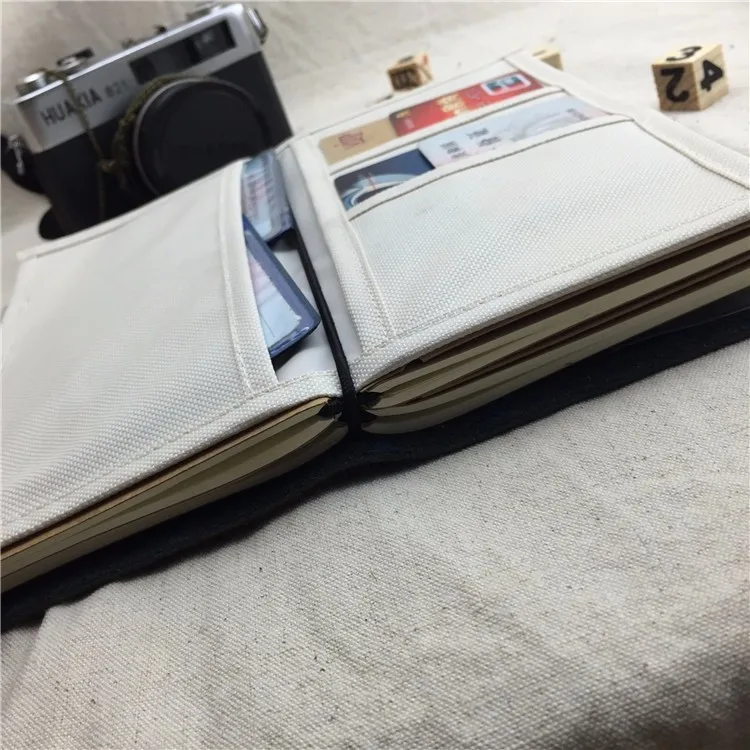 Новый путешественника Тетрадь путешественников дневник блокнот Тетрадь планировщик Оксфорд Ткань сумка для хранения получения держатель