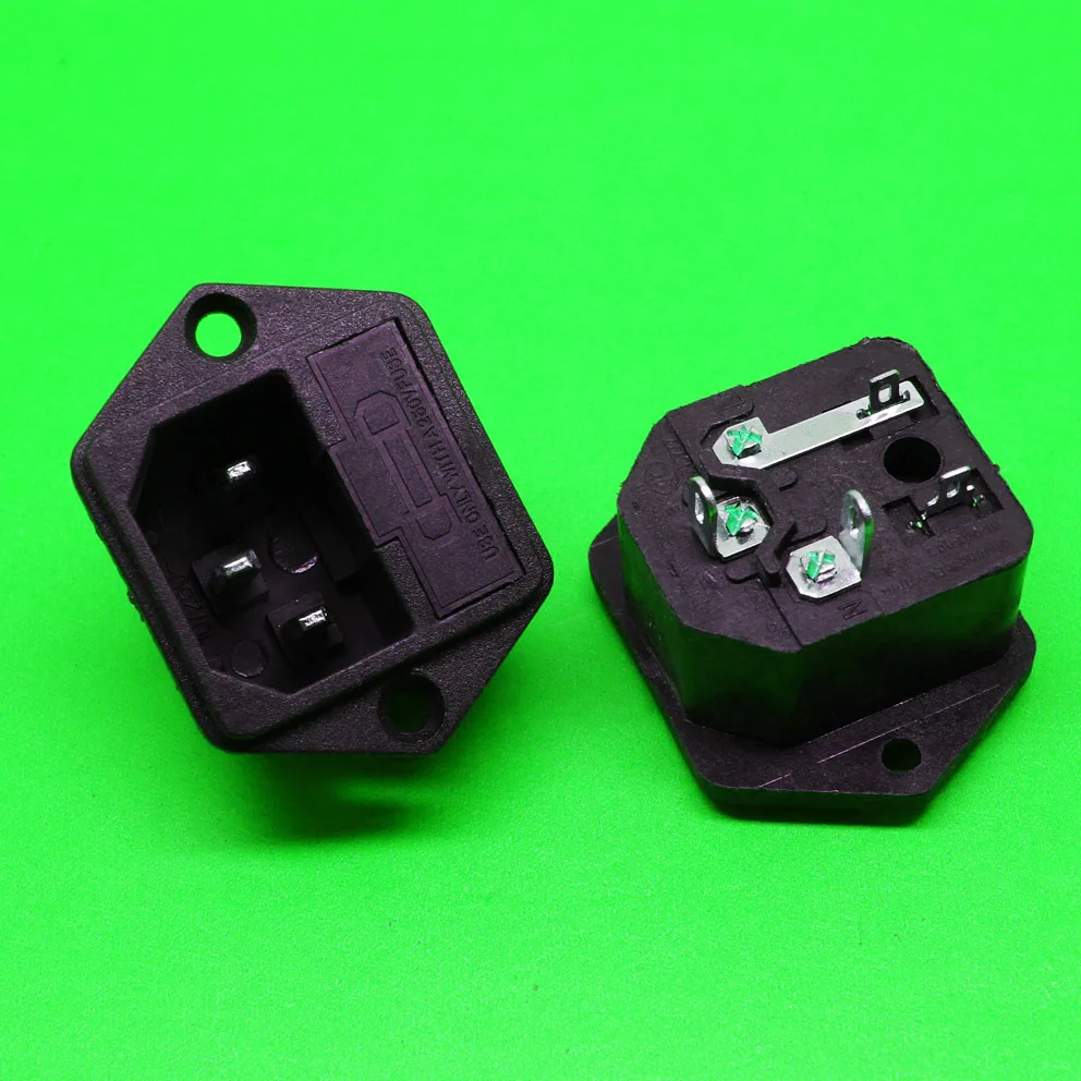 1x AC Power Socket Outlet with FUSEin Electrical Socket Accessories