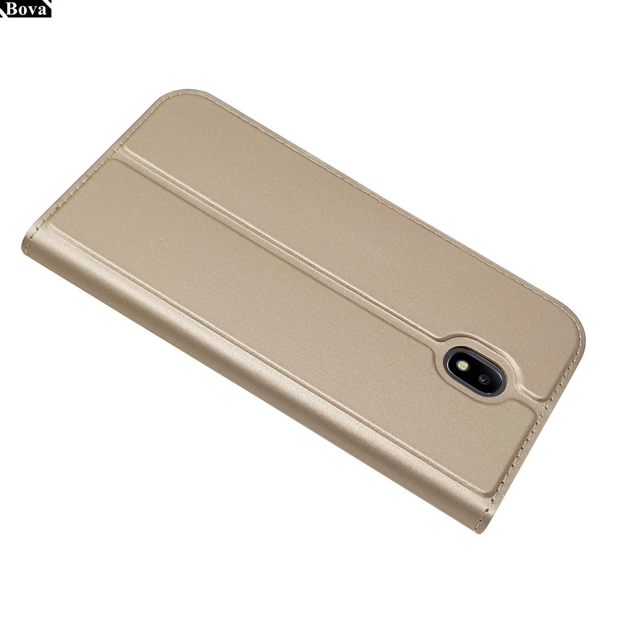 Ультратонкий флип чехол для Samsung Galaxy J7 Pro J730F J730G с магнитным притяжением телефона