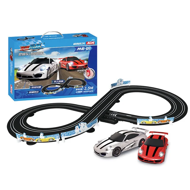 

New children's toy track car remote control rail car sonic storm track racing roller coaster speed racing