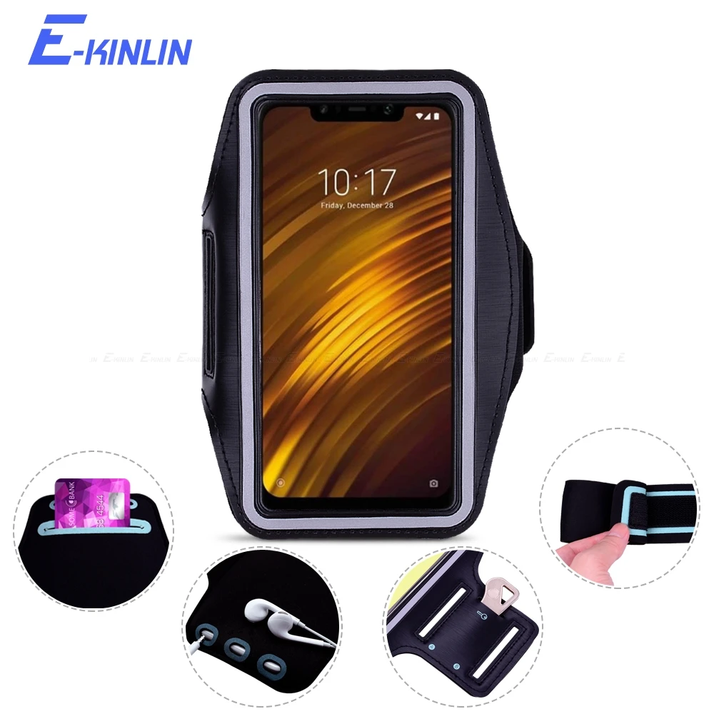 Спорт на открытом воздухе повязку чехол для XiaoMi Pocophone F1 Poco X3 NFC M3 M2 X2 F2 Pro Бег