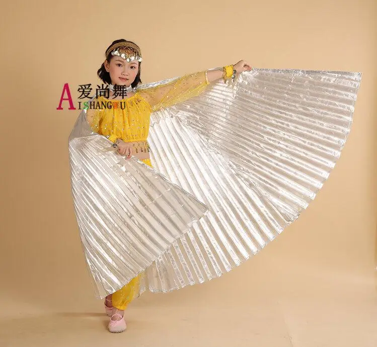 2018 New arrivals polyester belly dance isis wings children belly dancing wings of isis with 3 colors 110cm