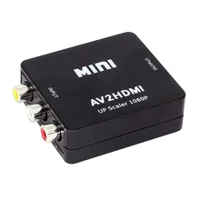 Mini AV to HDMI Video Converter Box AV2HDMI RCA AV HDMI CVBS to HDMI Adapter for HDTV TV PS3 PS4 PC DVD Xbox Projector Extender