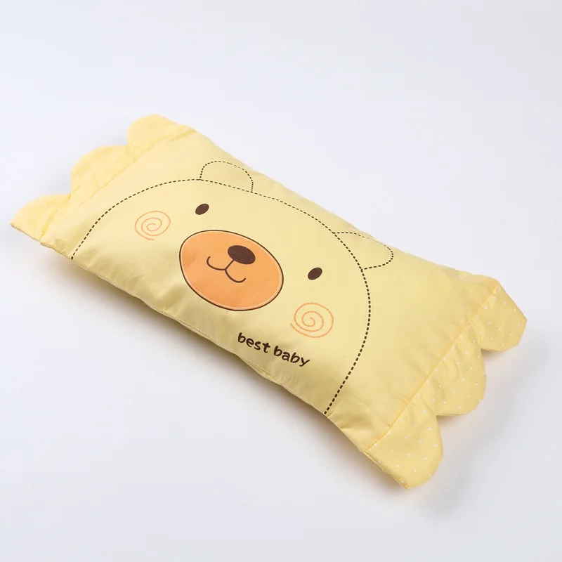 Лучшие детские Горячая Детская формирующая подушка хлопок используется, чтобы завершить детские дизайн подушки для предотвращения плоской подошве для детей - Цвет: Цвет: желтый