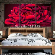 Красный пион diy Алмазная вышивка смолы полный квадратный вышивки крестиком приклеенная гостиная декоративная картина