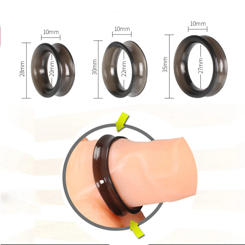 Кольцо для пениса 3 шт. Anillo Pene игрушки и мяча кольцо задержки продолжительное