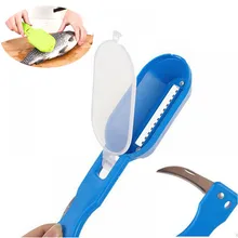 2 стиля портативные рыбные весы для удаления кожи скалер и нож Быстрый очиститель практичная кухонная рыбья кожа стальной скребок