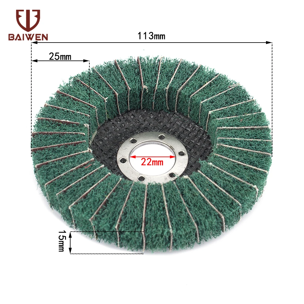 Полировальное колесо из нейлона 115 мм шлифовальная машина для полировки абразивных инструментов