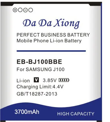 Da Xiong 3700 мАч EB-BJ100BBE батарея для samsung Galaxy J100 J100F J100H J100M батарея для сотового телефона