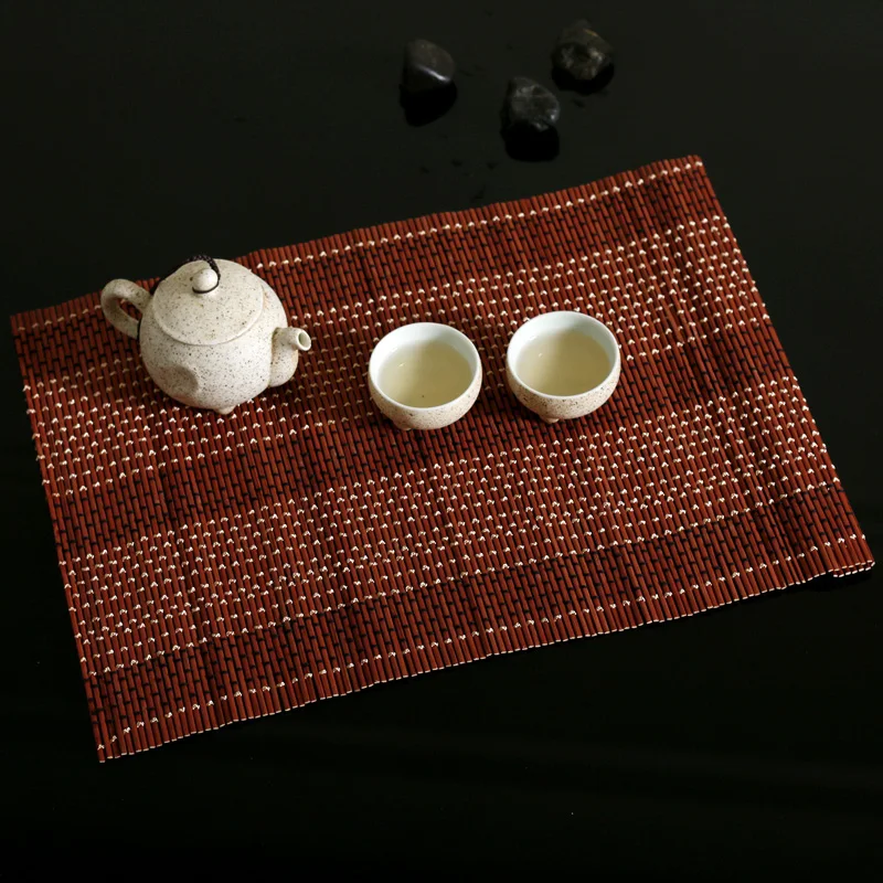 Aliexpress.com : Buy Natural Bamboo Tea Tableware Mat Bamboo Shade