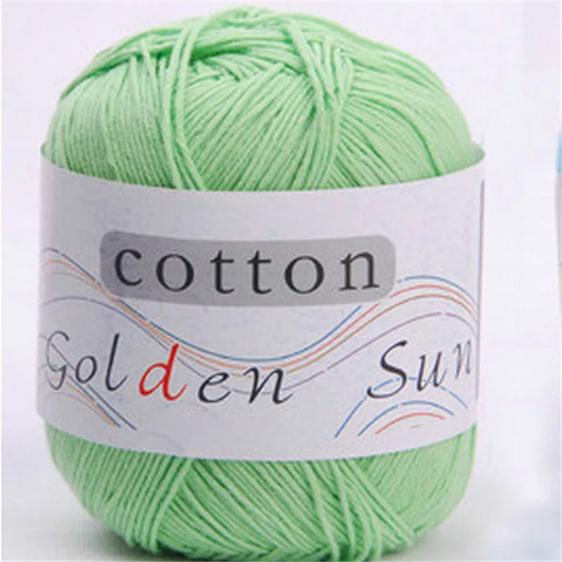 6 Pcs/lot Looen Yarn Knitting Ball Cotton Warm DIY Baby Yarn for Knitting Yarn Weave Thread For Women Mom Gift - Цвет: Green Color