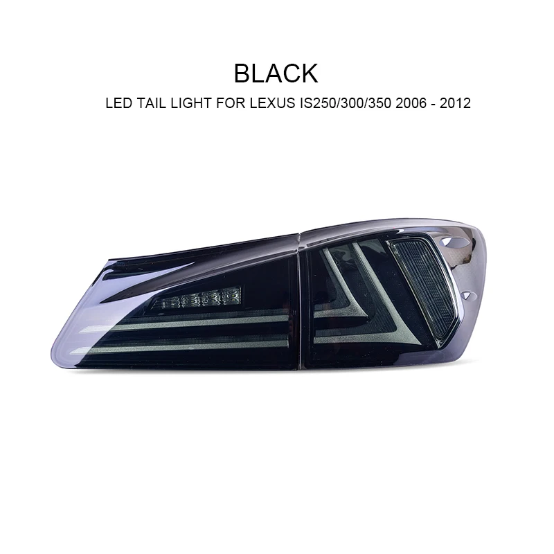 Светодиодный задний фонарь светильник для сборки Lexus IS250 IS300 IS350 2006-2012 светодиодный задний свет, обратный светильник сигнала поворота светильник задние противотуманные фары