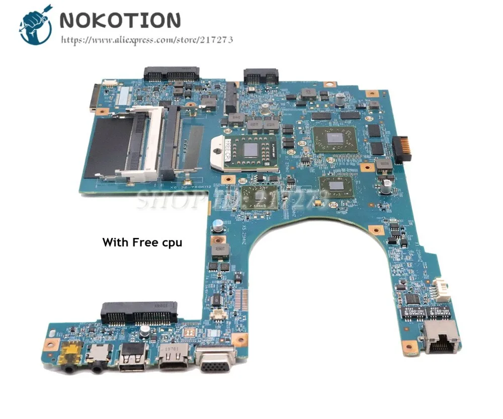 Low Price  NOKOTION Laptop Motherboard For Acer aspire 7552 7552G MAIN BOARD MBPZS01001 48.4JN01.01M HD5650M 1