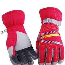 Зимние профессиональные лыжные перчатки для девочек и мальчиков, для взрослых, водонепроницаемые теплые толстые перчатки, зимние детские ветрозащитные лыжные сноубордические перчатки, Новинка